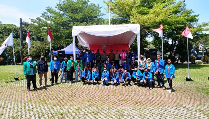 Perkumpulan Mahasiswa Basodara (PMB) NTT Gelorakan Pemilu Damai Bersama TNI , POLRI dan Forkopimda