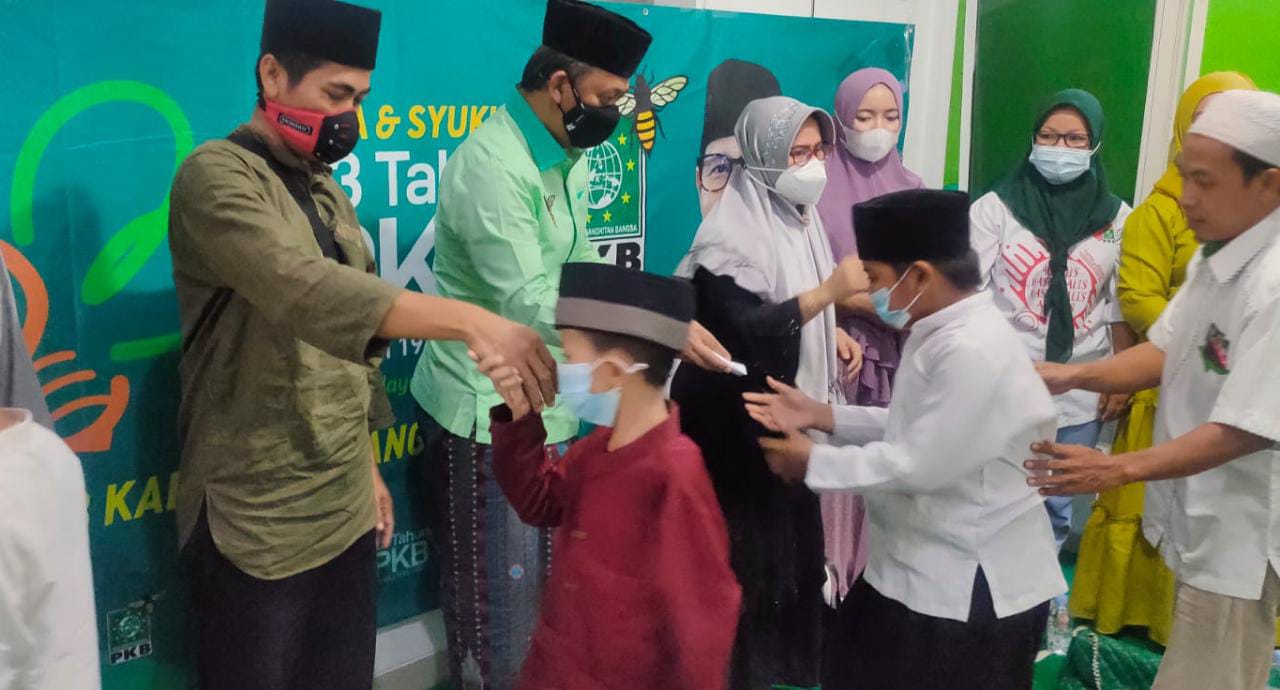 PKB Kab. Tangerang Gelar Santunan Anak Yatim & Khataman Quran untuk Memperingati Harlah PKB Ke-23