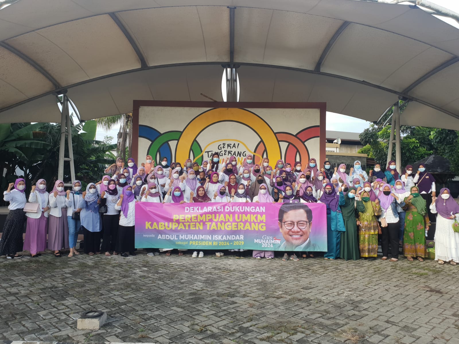 Bawa Asa dan Dukungan, Ratusan Ibu UMKM Kab. Tangerang Inginkan Gus Muhaimin Jadi Presiden 2024