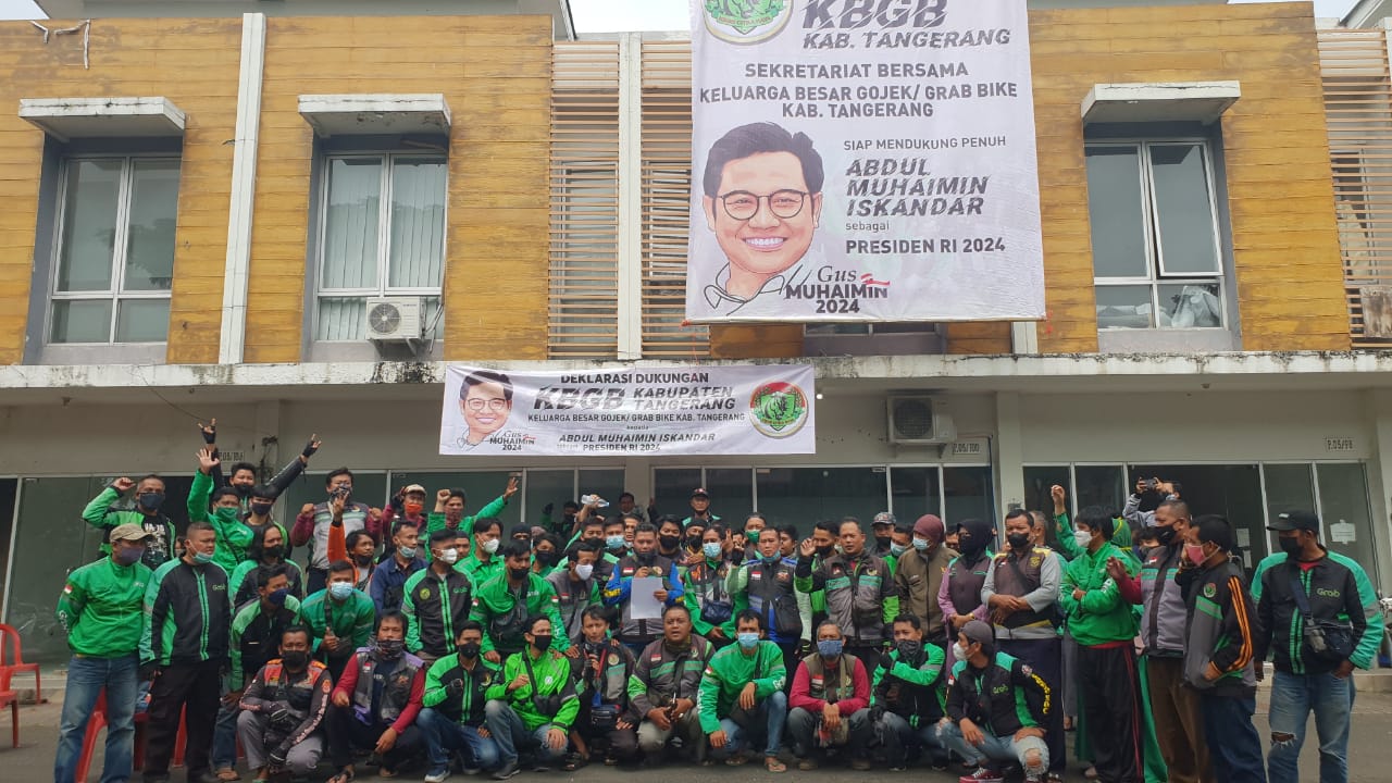 Sandarkan Harapan, Gus Muhaimin didukung Penuh Komunitas Ojol Kab. Tangerang Jadi Presiden 2024