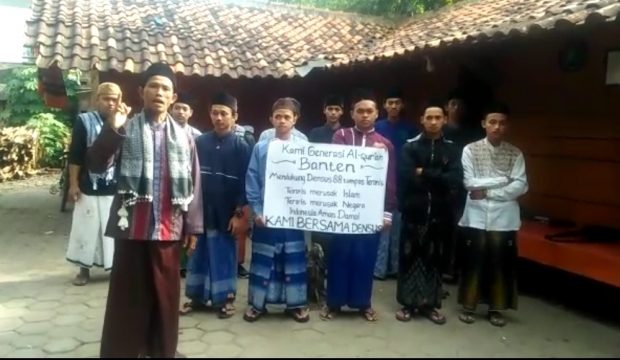 Lantang, Santri Banten Dukung Densus 88 Tumpas Teroris