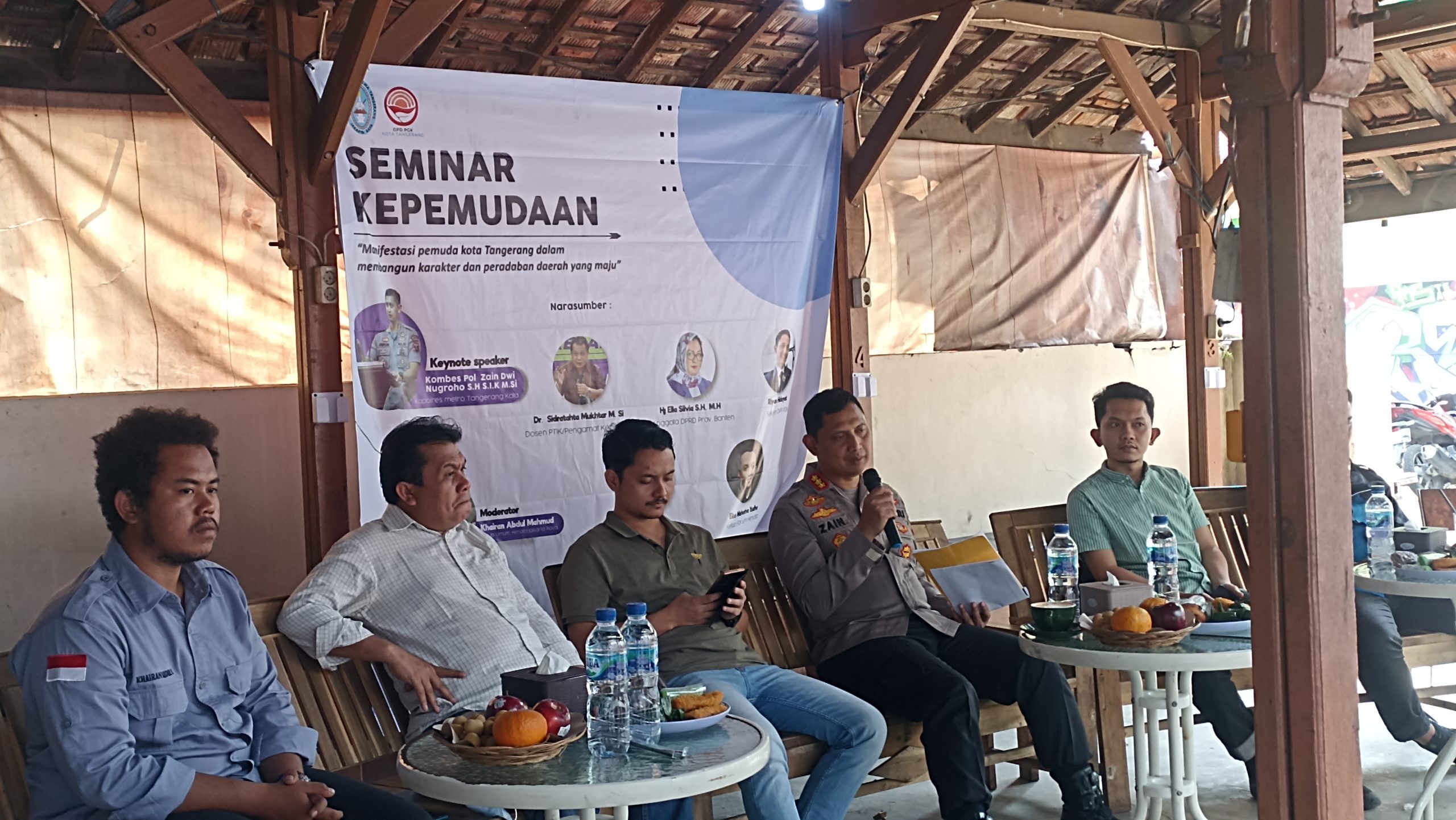 Kapolres Metro Tangerang Kota Himbau Pemuda dan Pelajar Untuk Menjadi Dinamisator
